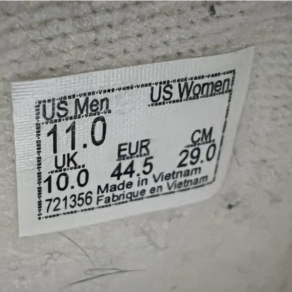 Vans SK8 Low Checkerboard Banana Cream Teal Shoes Mens 11 - Picture 10 of 10